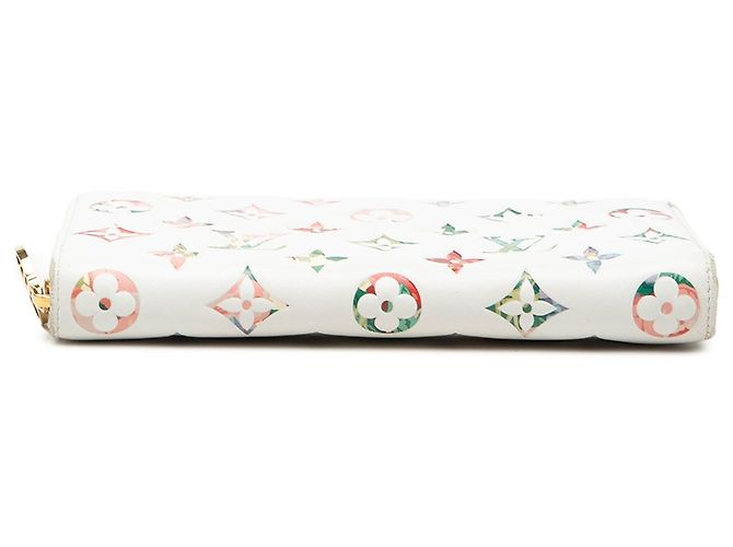 Cartera larga Louis Vuitton Monogram Garden Zippy Blanca Blanco - vista 3