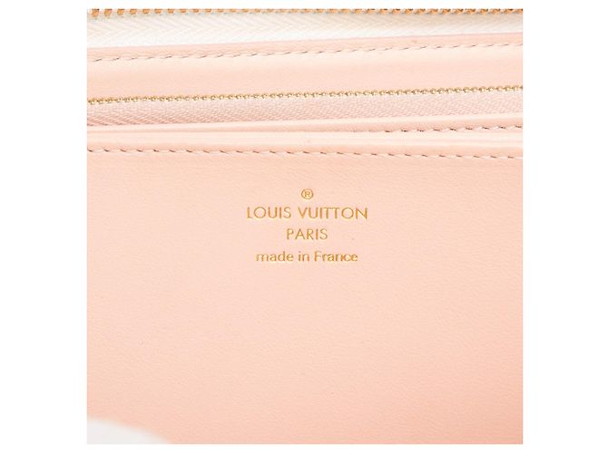Cartera larga Louis Vuitton Monogram Garden Zippy Blanca Blanco - vista 5