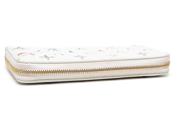 Cartera larga Louis Vuitton Monogram Garden Zippy Blanca Blanco - vista 6