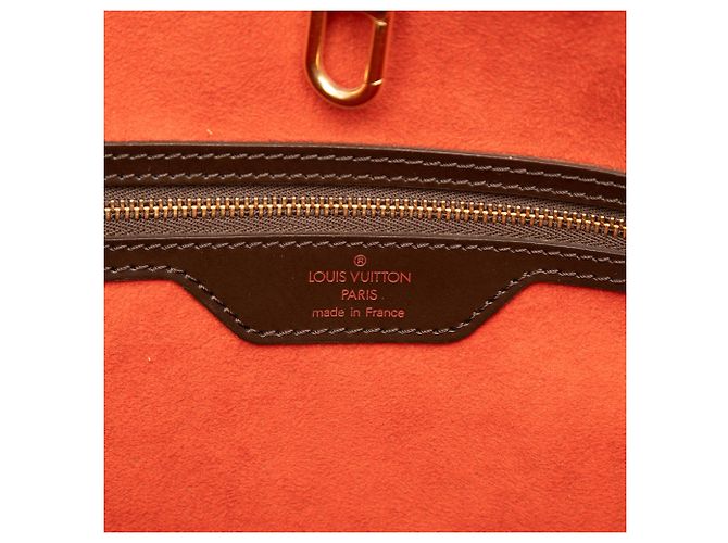 Borsa Tote Louis Vuitton Damier Ebene Manosque GM marrone - vista 5