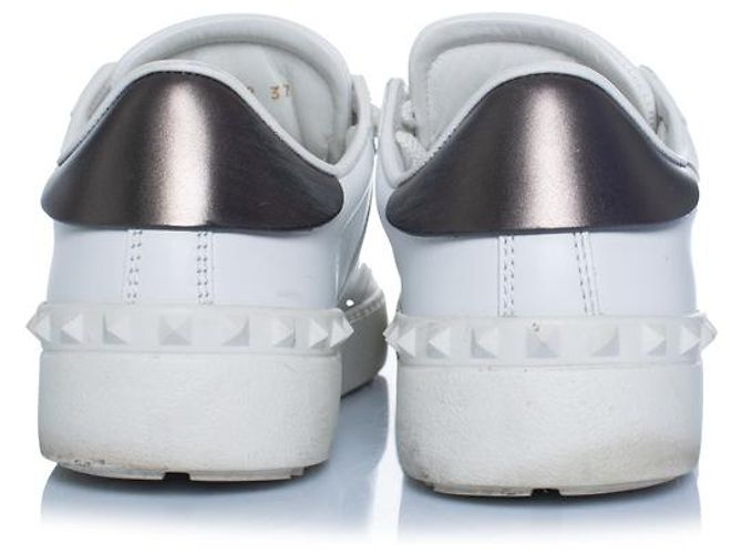Valentino Garavani, sneakers Open VLTN rockstud Bianco - vista 3
