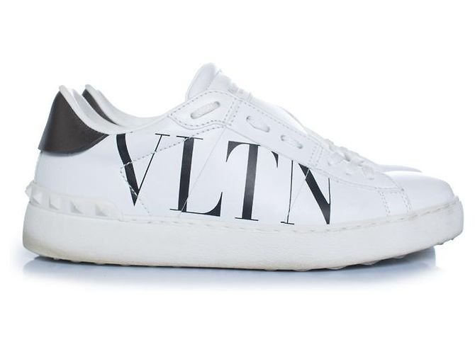 Valentino Garavani, sneakers Open VLTN rockstud Bianco - vista 4