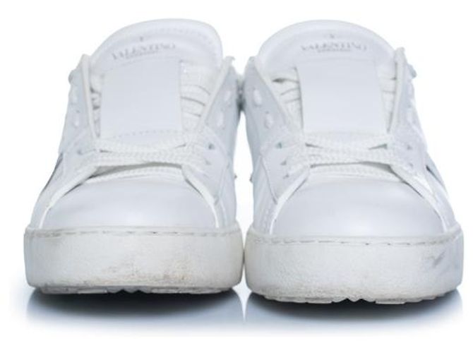 Valentino Garavani, sneakers Open VLTN rockstud Bianco - vista 5