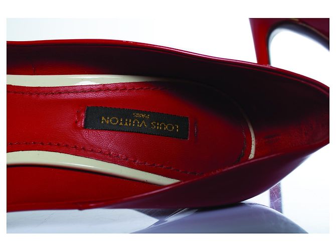 Louis Vuitton, décolleté a punta Eyeline red Rosso - vista 10