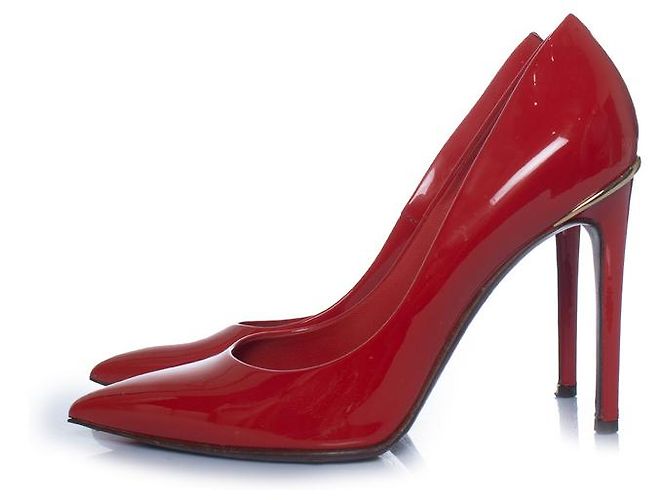 Louis Vuitton, décolleté a punta Eyeline red Rosso - vista 2