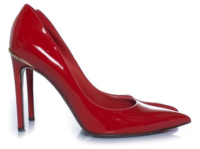 Louis Vuitton, décolleté a punta Eyeline red Rosso - vista 4