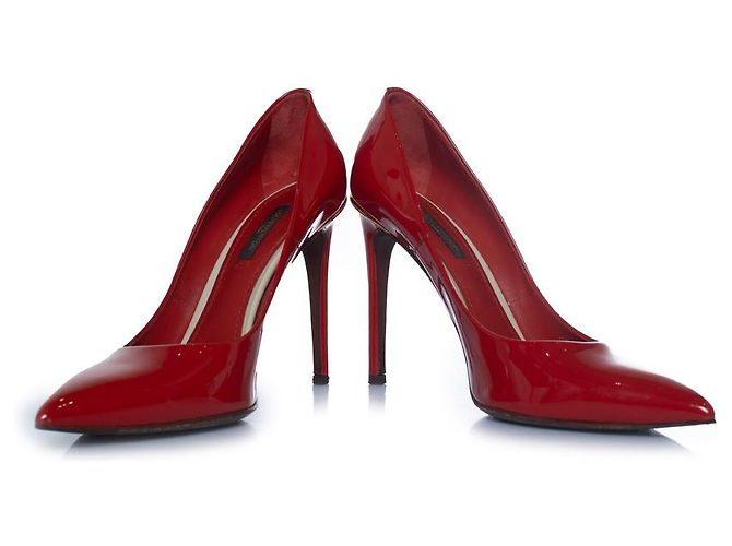 Louis Vuitton, décolleté a punta Eyeline red Rosso - vista 6