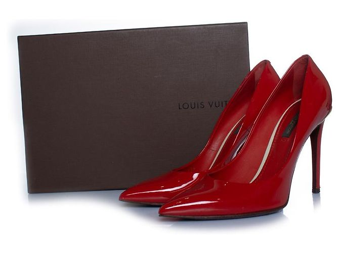 Louis Vuitton, décolleté a punta Eyeline red Rosso - vista 8