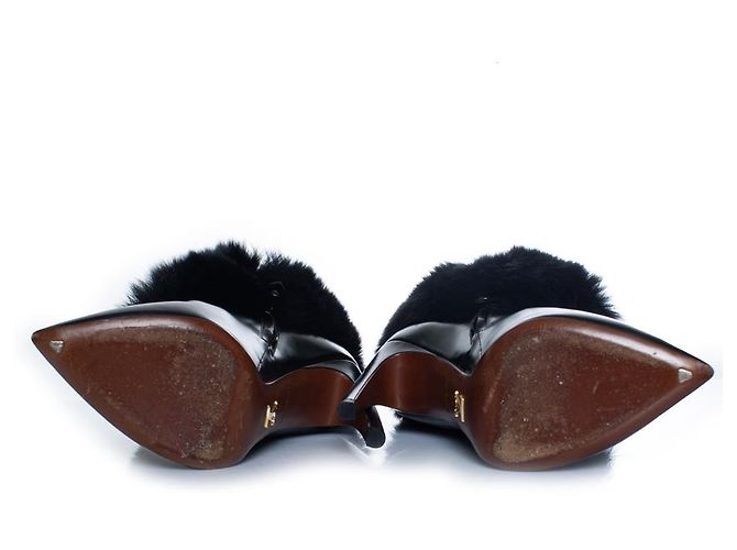 Louis Vuitton, stivaletti in pelle nera lucida Nero - vista 7