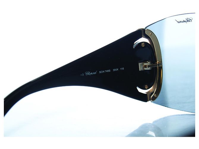 Chopard, SCH 748S Crystal shield sunglasses Black - view 7