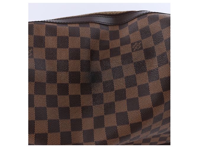 Borsa a tracolla Louis Vuitton Damier Bastille in Brown Rosso - vista 7
