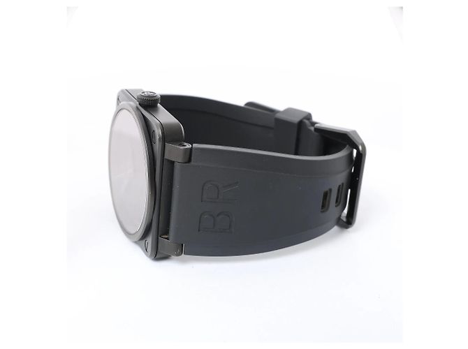 Orologio Bell & Ross Phantom BR03-92-S 02938 SS & Rubber AT con quadrante nero - vista 5