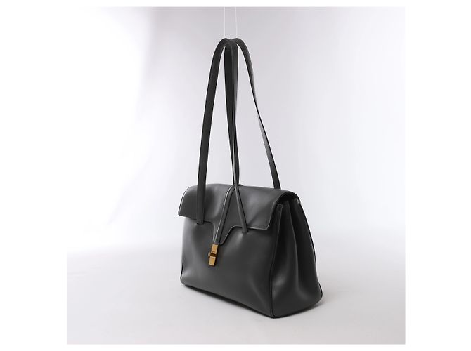 Céline Celine Sac 16 Medium Borsa a tracolla in pelle Grigia Grigio - vista 2
