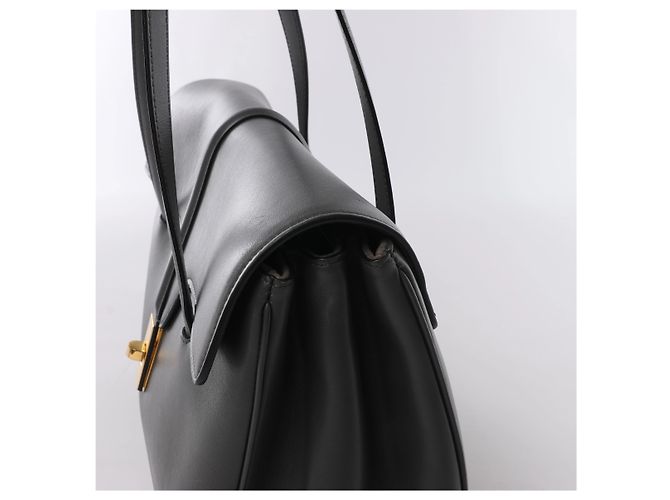 Céline Celine Sac 16 Medium Borsa a tracolla in pelle Grigia Grigio - vista 5