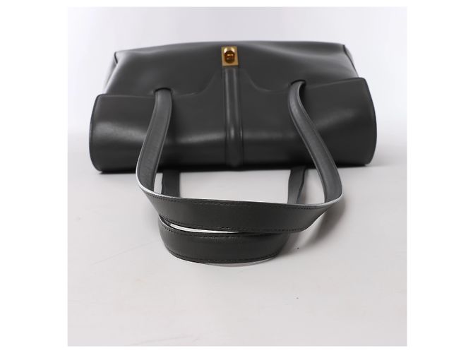 Céline Celine Sac 16 Medium Borsa a tracolla in pelle Grigia Grigio - vista 6