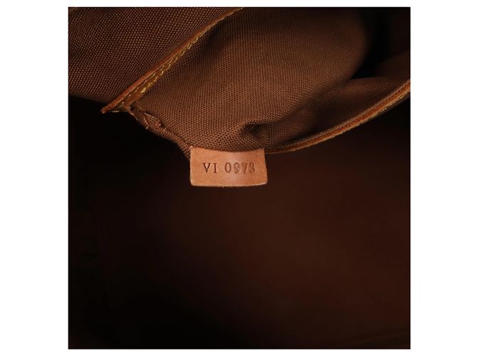 Borsa a mano Louis Vuitton Alma PM Monogram Canvas in marrone M51130 - vista 12