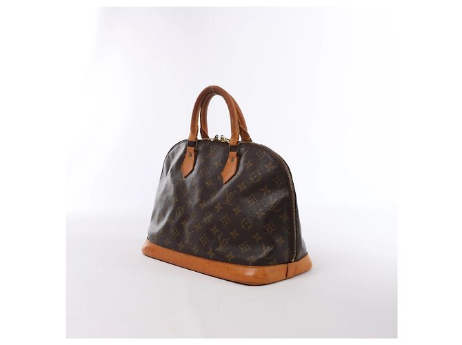 Borsa a mano Louis Vuitton Alma PM Monogram Canvas in marrone M51130 - vista 2