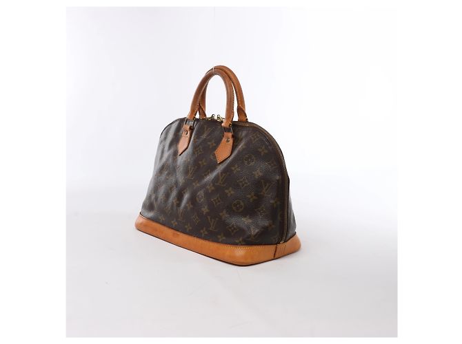 Borsa a mano Louis Vuitton Alma PM Monogram Canvas in marrone M51130 - vista 3