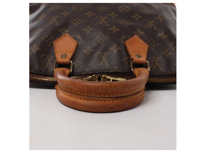 Borsa a mano Louis Vuitton Alma PM Monogram Canvas in marrone M51130 - vista 7