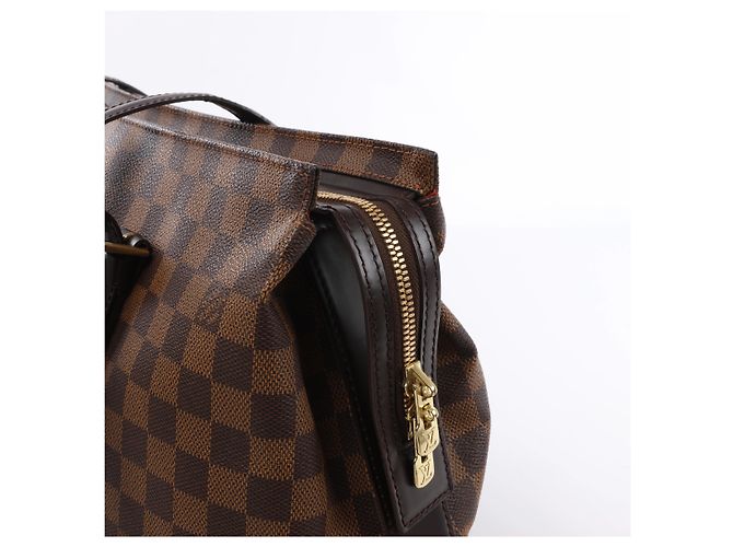 Borsa a tracolla Louis Vuitton Chelsea Damier Ebene Marrone N51119 Rosso - vista 5