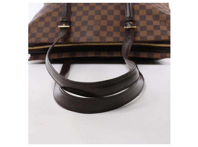 Borsa a tracolla Louis Vuitton Chelsea Damier Ebene Marrone N51119 Rosso - vista 6