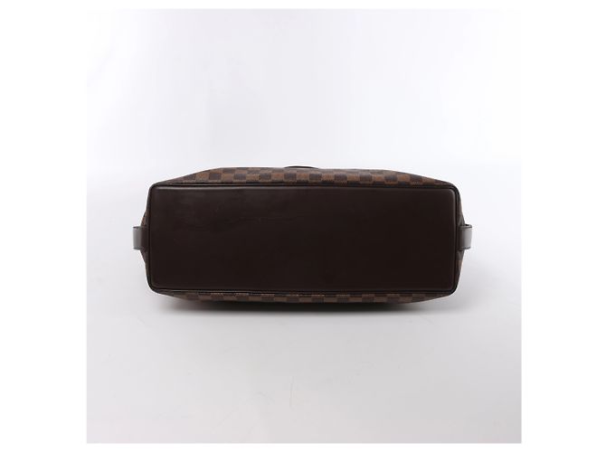 Borsa a tracolla Louis Vuitton Chelsea Damier Ebene in marrone N51119 Rosso - vista 8