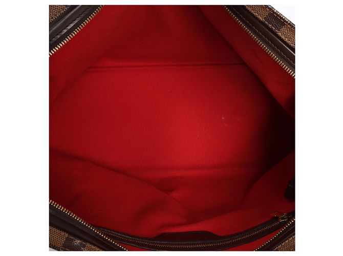 Borsa a tracolla Louis Vuitton Chelsea Damier Ebene Marrone N51119 Rosso - vista 8
