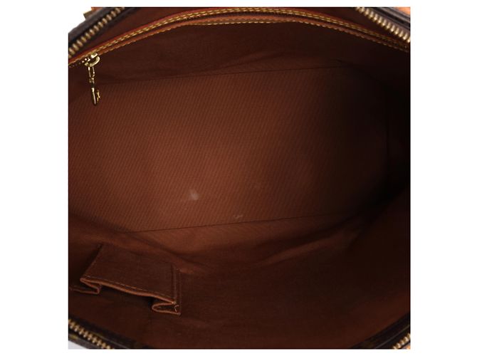 Borsa a tracolla Louis Vuitton Cabas Mezzo Monogram Canvas Brown M51151 Marrone - vista 10