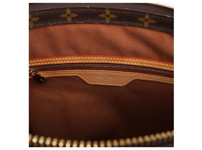 Borsa a tracolla Louis Vuitton Cabas Mezzo Monogram Canvas Brown M51151 Marrone - vista 13