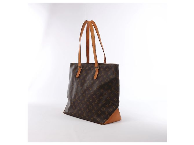 Borsa a tracolla Louis Vuitton Cabas Mezzo Monogram Canvas Brown M51151 Marrone - vista 2