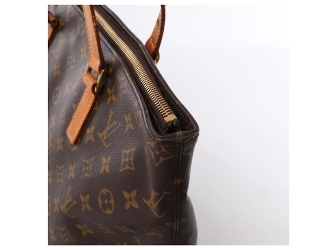 Borsa a tracolla Louis Vuitton Cabas Mezzo Monogram Canvas Brown M51151 Marrone - vista 5