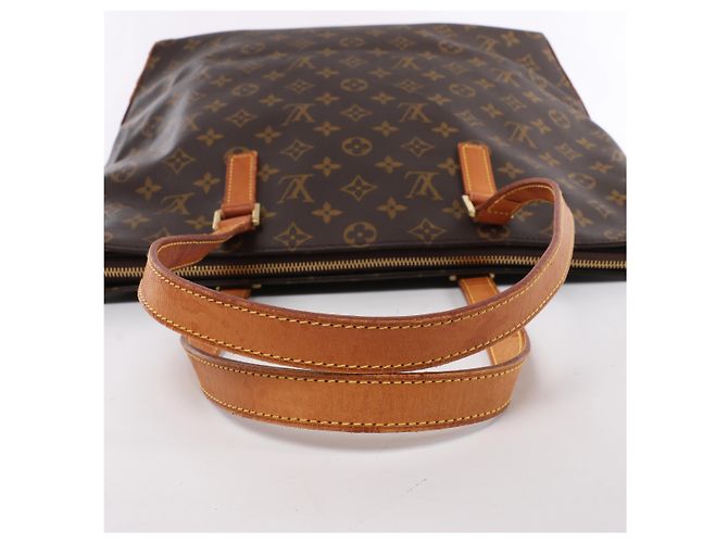 Borsa a tracolla Louis Vuitton Cabas Mezzo Monogram Canvas Brown M51151 Marrone - vista 6