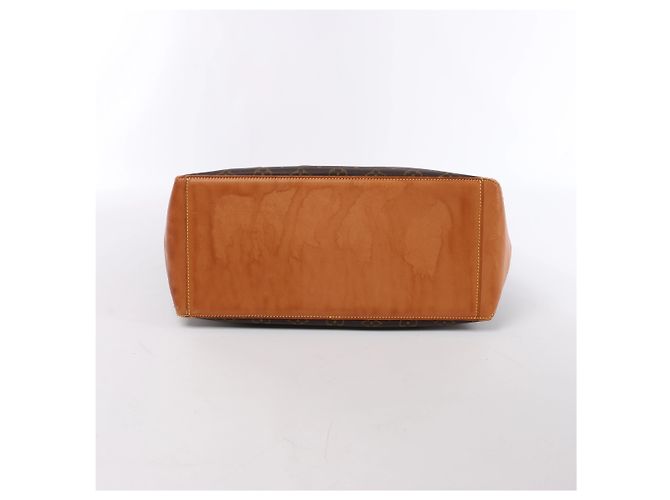 Borsa a tracolla Louis Vuitton Cabas Mezzo Monogram Canvas Brown M51151 Marrone - vista 7