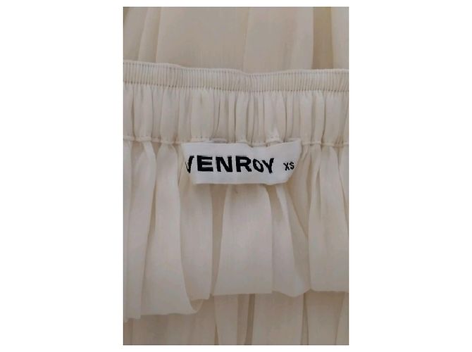 Autre Marque VENROY Leinenrock weiß - Ansicht 5