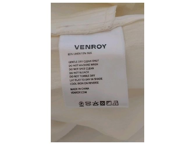 Autre Marque VENROY Leinenrock weiß - Ansicht 6