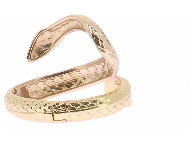 Roberto Cavalli Bracciale serpente dorato D'oro - vista 2