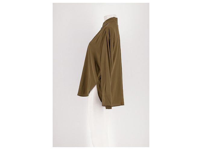 Camicia in seta SéZane kaki Cachi - vista 5