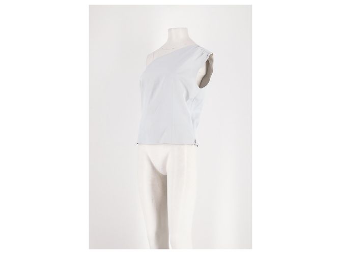 Autre Marque Top taglio dritto blu BOUGUESSA - vista 4