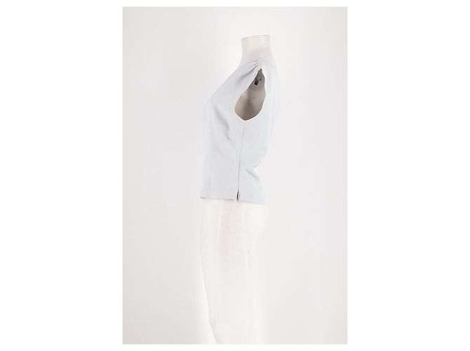 Autre Marque Top taglio dritto blu BOUGUESSA - vista 5