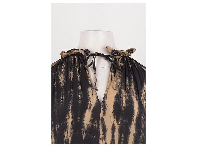 Autre Marque MES DEMOISELLES Maxikleid Schwarz Viscose - Ansicht 2