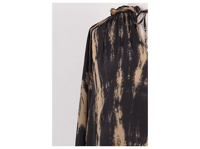 Autre Marque MES DEMOISELLES Maxikleid Schwarz Viscose - Ansicht 3