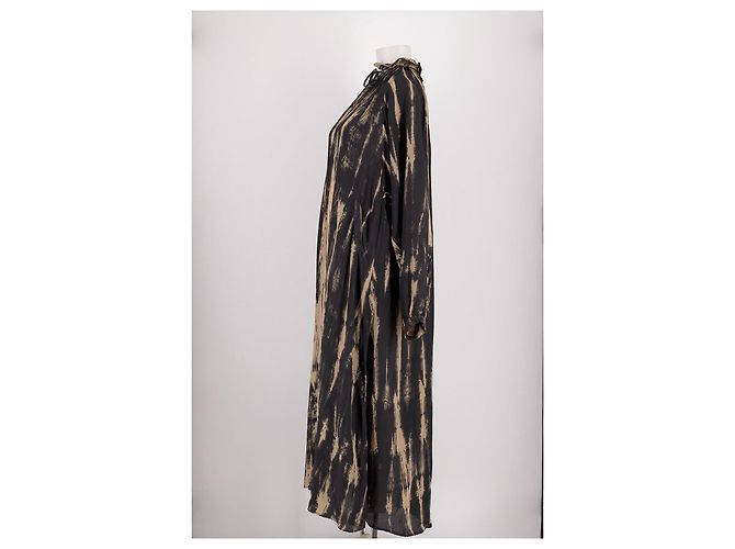 Autre Marque MES DEMOISELLES Maxikleid Schwarz Viscose - Ansicht 5