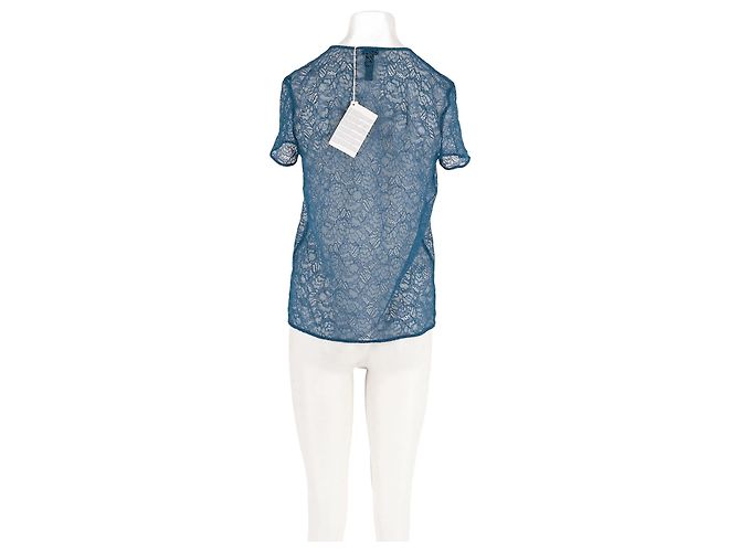 Top La Perla de corte recto azul - vista 6