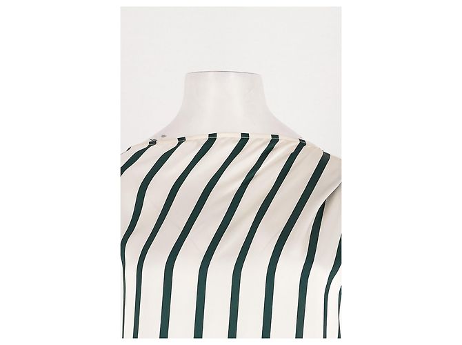 Autre Marque BONDI BORN Seidenkleid Weiß - Ansicht 2
