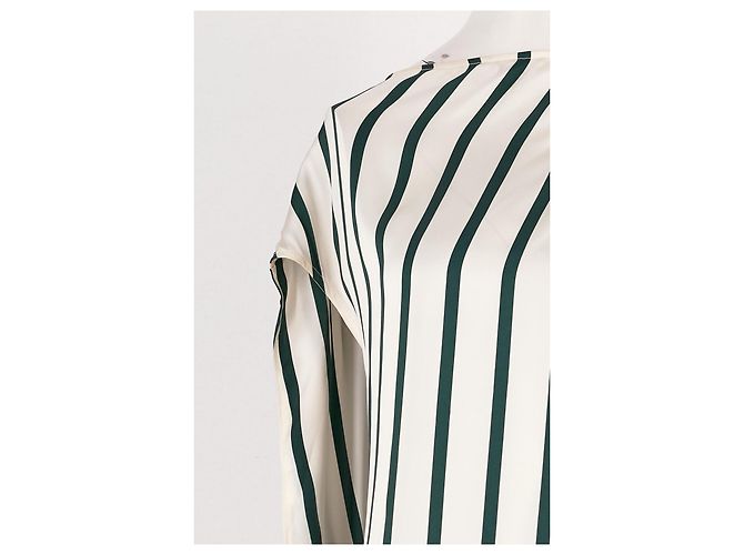 Autre Marque BONDI BORN Seidenkleid Weiß - Ansicht 3