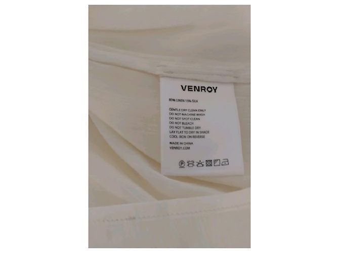 Autre Marque VENROY Leinenhemd weiß - Ansicht 8