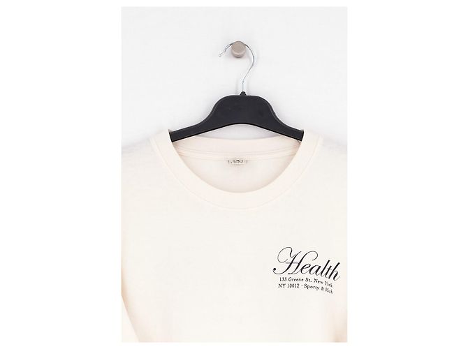 Autre Marque SPORTY & RICH White Cotton Tee L - view 2
