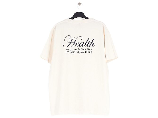 Autre Marque SPORTY & RICH White Cotton Tee L - view 4