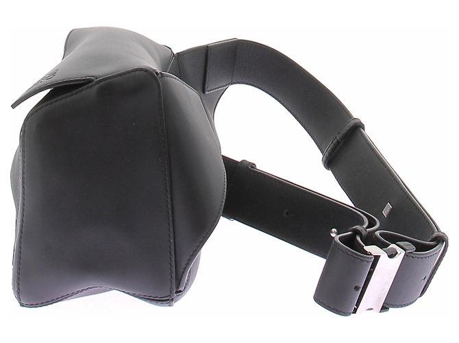 Borsa a tracolla Loewe in pelle nera Nero - vista 5