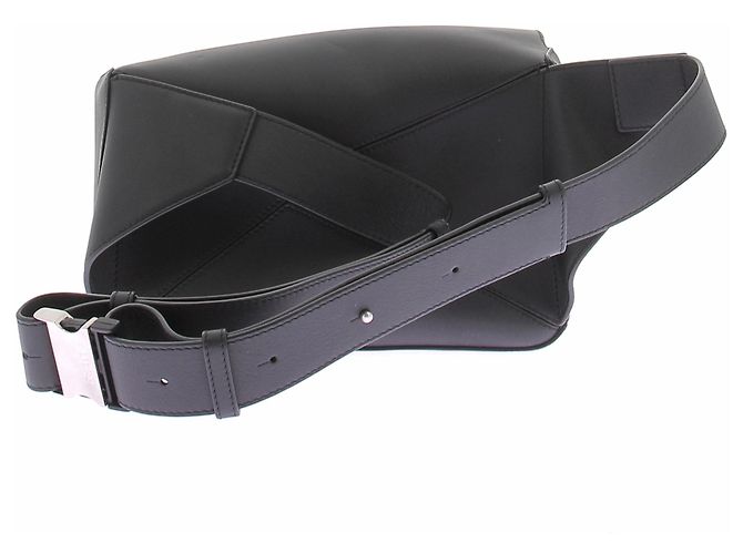 Borsa a tracolla Loewe in pelle nera Nero - vista 6